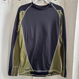 Cabelas Mens Polartec Base Layer Thermal Shirt Large Gorpcore Hiking 19802